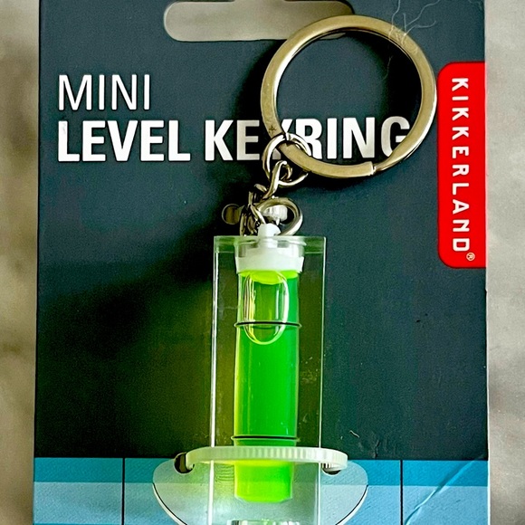 Kikkerland Other - New Mini Level Keychain Kikkerland